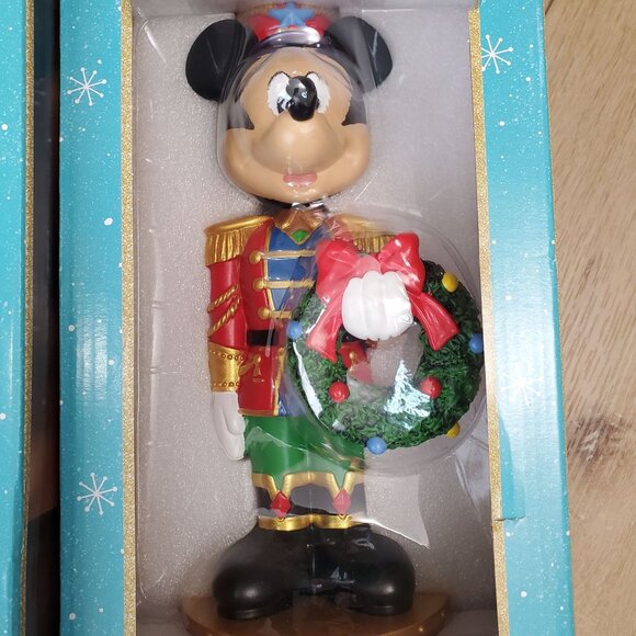 Disney Mickey & Minnie Mouse Large 15" Nutcracker Holiday Christmas Decor Set - Picture 6 of 16